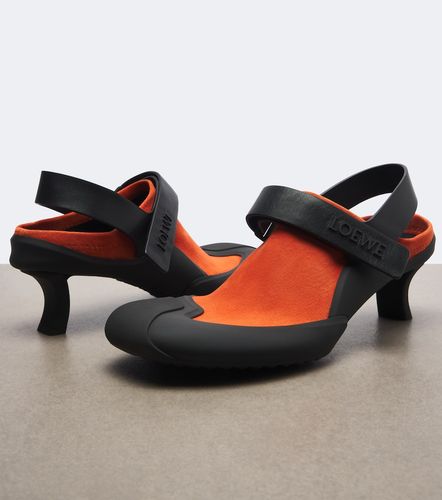 Slingback-Pumps Dive aus Veloursleder - Loewe - Modalova