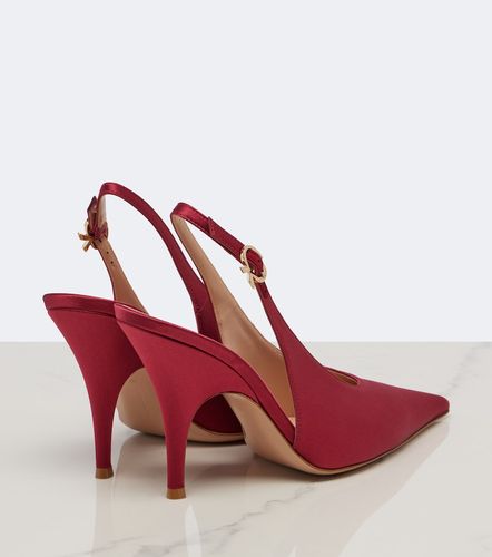 Sofia satin slingback pumps - Gianvito Rossi - Modalova