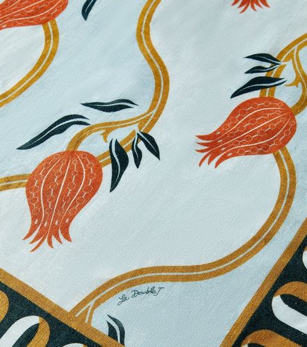 Mantel Melograno Large de lino estampado - La DoubleJ - Modalova
