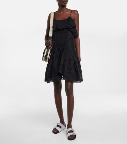 Miniabito Moly in cotone a balze - Marant Etoile - Modalova