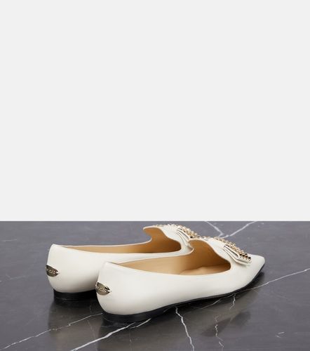 Gala embellished leather ballet flats - Jimmy Choo - Modalova