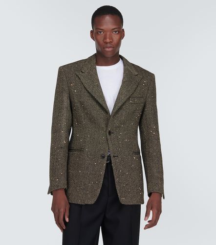 Herringbone wool-blend jacket - Winnie New York - Modalova
