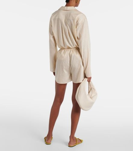 Toteme Monogram cotton-blend shorts - Toteme - Modalova