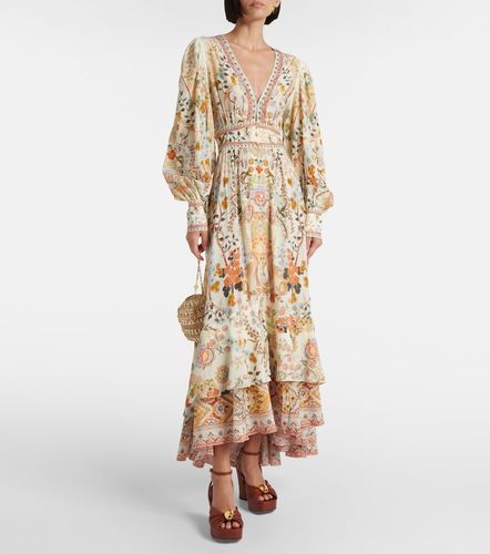 Bedrucktes Maxikleid aus Seide - Camilla - Modalova