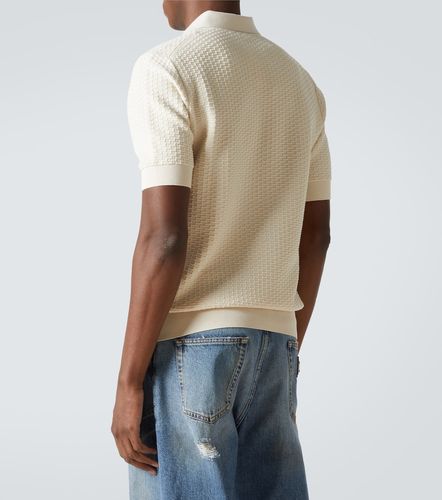 Polo DG de punto de algodón - Dolce&Gabbana - Modalova