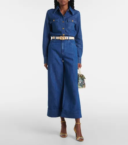 Jeans anchos de tiro alto - Valentino Garavani - Modalova
