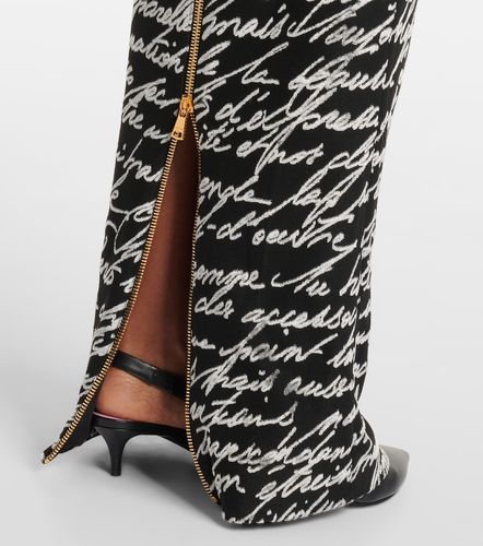 Balmain Love Letter jacquard gown - Balmain - Modalova