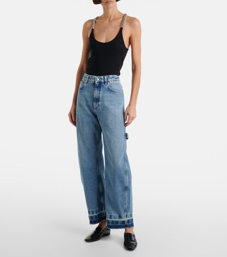 Jeans a gamba larga e vita media - Stella McCartney - Modalova