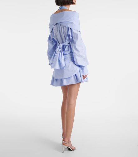 Blusa en popelín de algodón drapeada - Patou - Modalova