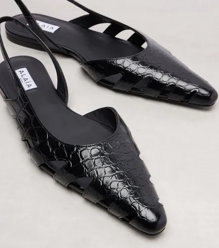 Alaïa Slingback-Ballerinas aus Leder - Alaia - Modalova