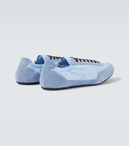 Collapse Re-Nylon and suede sneakers - Prada - Modalova