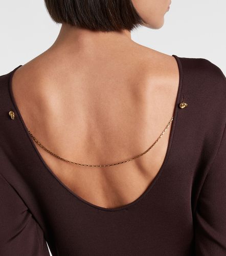 Open-back compact knit maxi dress - Bottega Veneta - Modalova