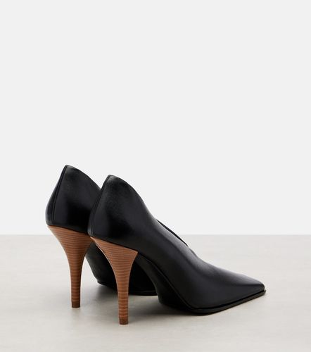 Alaia 90 leather pumps - Alaia - Modalova