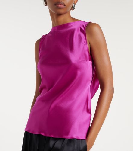 Open-back silk-blend satin top - Nina Ricci - Modalova