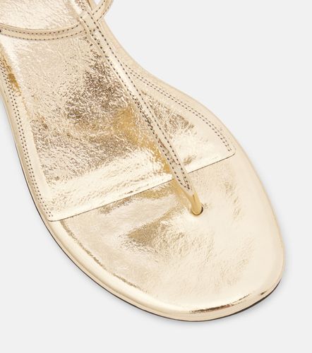 Montecarlo metallic leather thong sandals - Paris Texas - Modalova