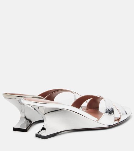Nina 50 metallic leather wedges - Paris Texas - Modalova