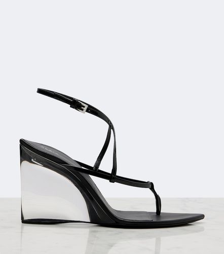 Alaïa Wedge-Sandalen aus Lackleder - Alaia - Modalova