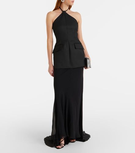 Sportmax Abito lungo Pinne con seta - Sportmax - Modalova