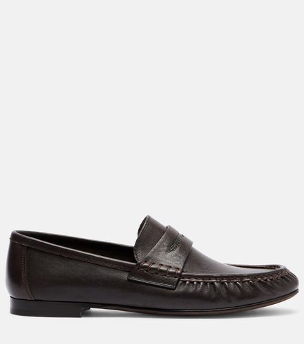 Monili leather penny loafers - Brunello Cucinelli - Modalova