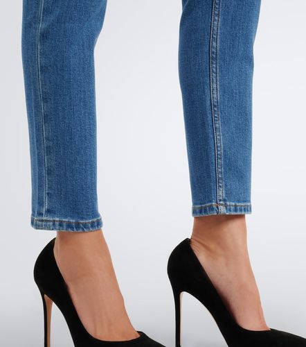 Balmain Jeans cropped con cinturón - Balmain - Modalova