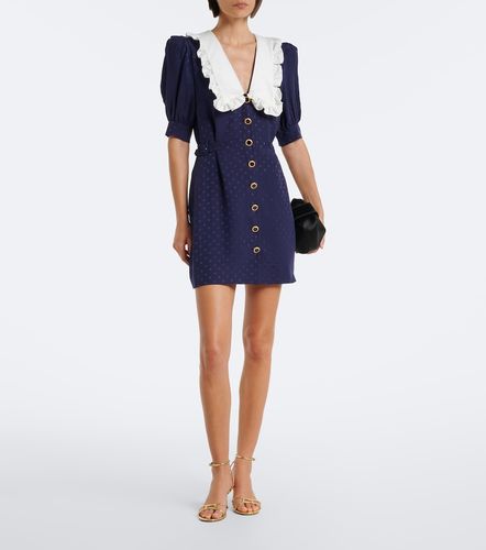 Belted silk jacquard minidress - Alessandra Rich - Modalova