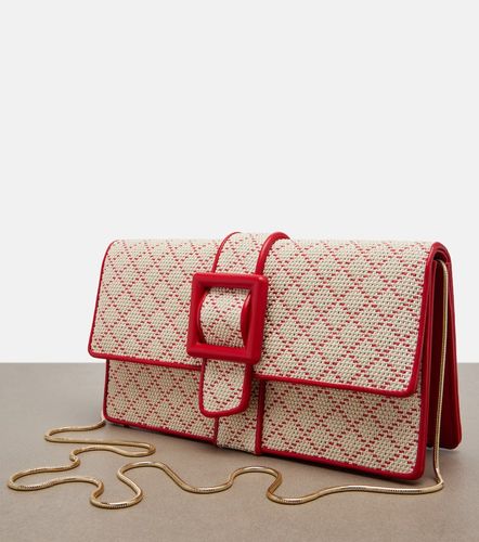 Maycap raffia-effect clutch - Manolo Blahnik - Modalova