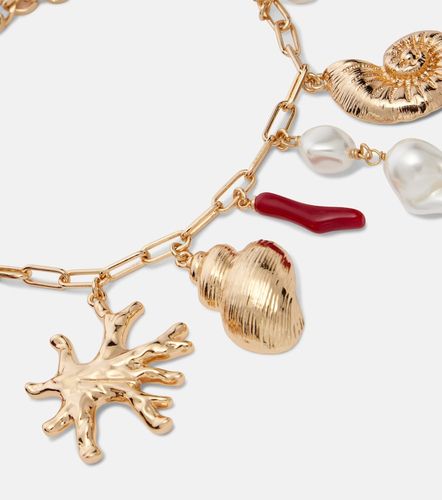 Bracciale con charm e perle bijoux - Self-Portrait - Modalova