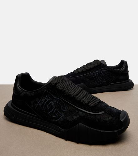 Sneakers Runner mit Leder - Dolce&Gabbana - Modalova