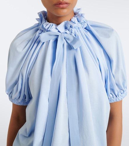 Top de jersey de algodón fruncido con lazo - Patou - Modalova