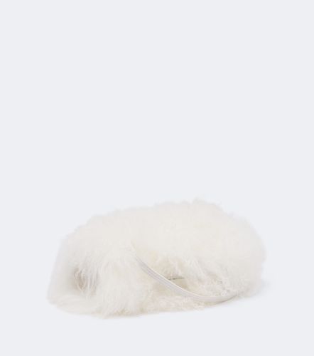 Borsa a tracolla Manchon Small in shearling - Yves Salomon - Modalova