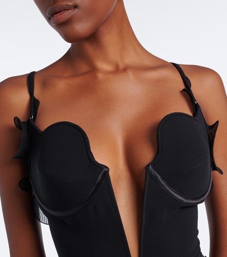 Tom Ford Body in seta con volant - Tom Ford - Modalova