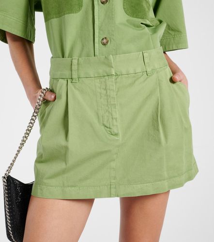 Minigonna in canvas di cotone - Stella McCartney - Modalova