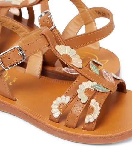 Sandalias Plagette Multi Daisy de piel - Pom d'Api - Modalova