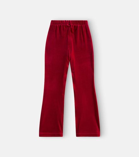 Pantalones rectos de chenilla - Monnalisa - Modalova