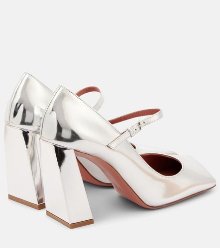 Charlotte 95 leather Mary Jane pumps - Amina Muaddi - Modalova