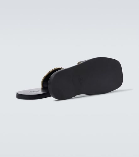 VLogo leather slides - Valentino Garavani - Modalova