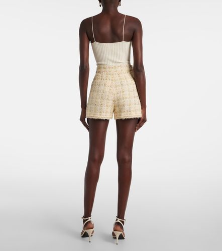 Checked cotton-blend shorts - Giambattista Valli - Modalova