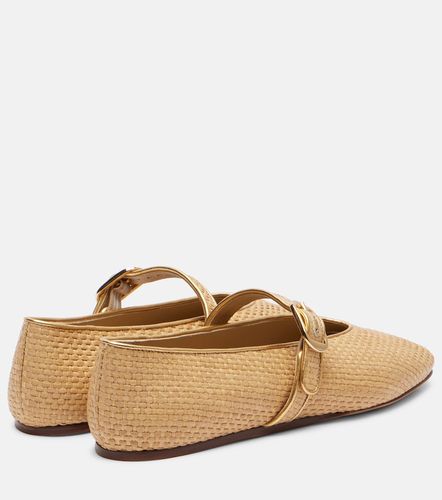 Stella raffia ballet flats - Le Monde Beryl - Modalova