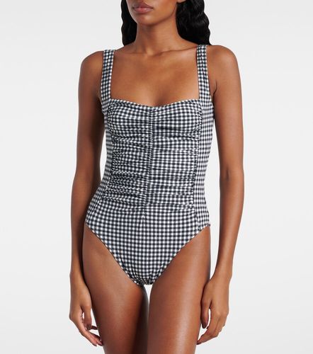Ruched gingham swimsuit - Karla Colletto - Modalova