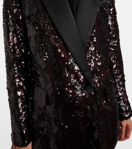 Sequined double-breasted blazer - Veronica Beard - Modalova