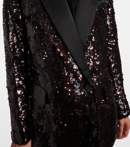Sequined double-breasted blazer - Veronica Beard - Modalova