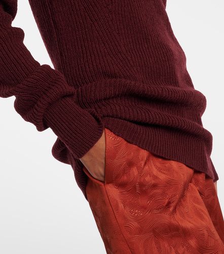 Rollkragenpullover aus Rippstrick - Dries Van Noten - Modalova