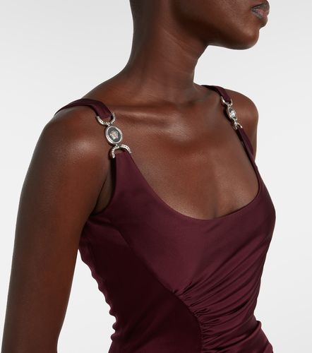 Medusa ruched jersey bodysuit - Versace - Modalova
