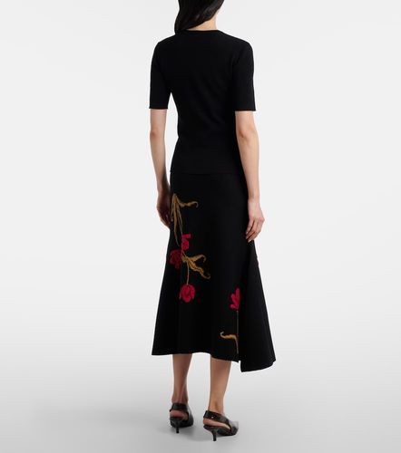 Erdem Gonna midi in jacquard - Erdem - Modalova