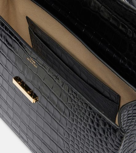 Box Small croc-effect leather top-handle bag - Toteme - Modalova