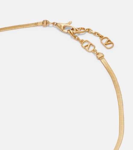 Collana VLogo con cristalli - Valentino Garavani - Modalova