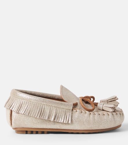 PèPè Mocasines de piel con glitter - PePe - Modalova