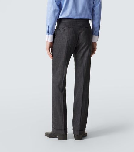 Herringbone wool suit pants - Tom Ford - Modalova