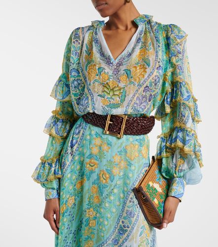 Etro Floral ruffled silk blouse - Etro - Modalova