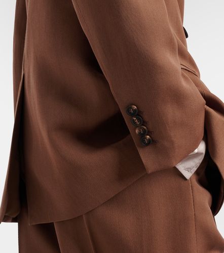 Double-breasted wool-blend blazer - Brunello Cucinelli - Modalova